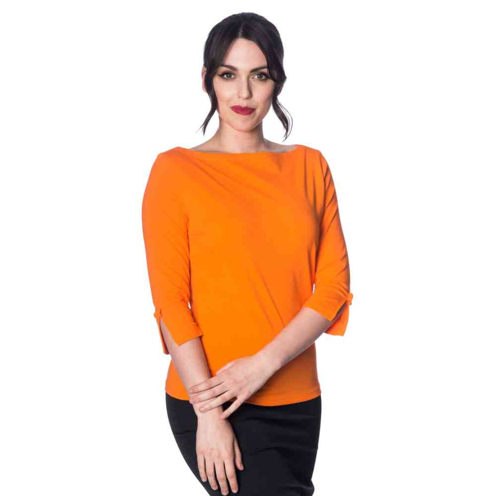 Dancing Days - MODERN LOVE Lange ärmel top - Orange
